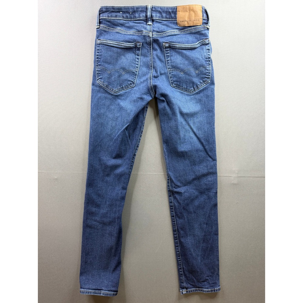 American Eagle Slim Straight Jeans Mens‎ Blue Airflex+ Stretch 27x29